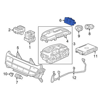Honda OE - Front Left 12 Volt Accessory Power Outlet