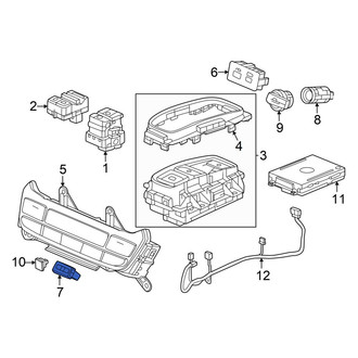 Honda OE - Rear Right 12 Volt Accessory Power Outlet