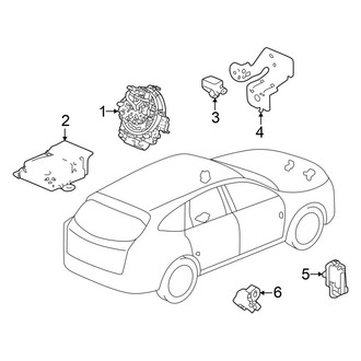 Honda OE - Restraint Systems - Air Bag Components (Modules & Sensors)