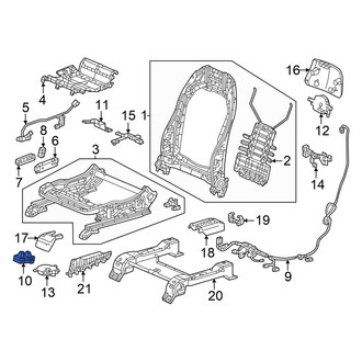 Honda OE - Front Right Power Seat Control Module