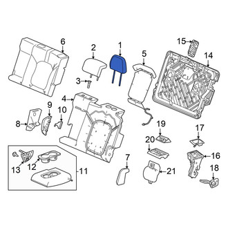 Honda OE - Rear Center Left Headrest