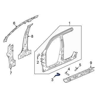 Honda OE - Right Lower Fender Bracket