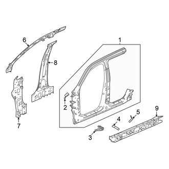 Honda OE - Pillars, Rocker & Floor - Inner Structure
