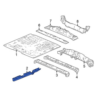 Honda OE - Front Floor Pan Reinforcement