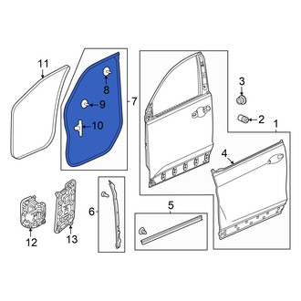 Honda OE - Front Right Outer Door Seal