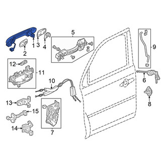 Honda OE - Front Left Inner Interior Door Handle