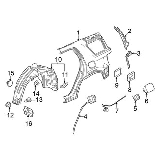 Honda OE - Quarter Panel & Components