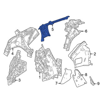 Honda OE - Left Body C-Pillar Reinforcement