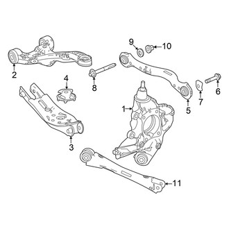 Honda OE - Rear Suspension - Suspension Components (RTL / RTL Blackout / RTL Towing / TrailSport / TrailSport Blackout / TrailSport Elite / TrailSport Elite Blackout)