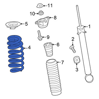 Honda OE - Front Left Coil Spring