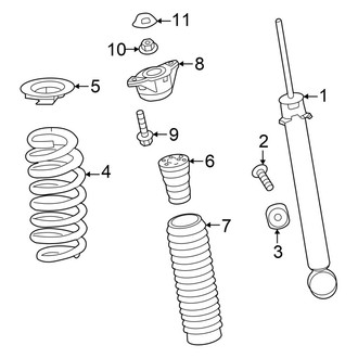 Honda OE - Rear Suspension - Shocks & Components