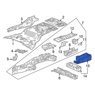 Honda OE - Rear Frame Side Member Reinforcement