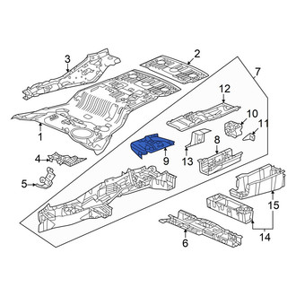 Honda OE - Rear Left Floor Extension