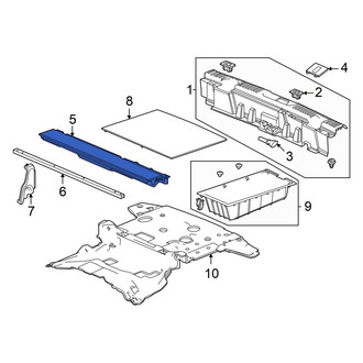 Honda OE - Rear Trunk Trim Panel