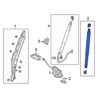 Honda OE - Rear Liftgate Lift Support