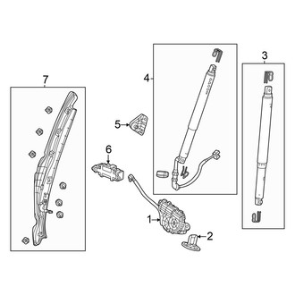 Honda OE - Lift Gate - Lock & Hardware