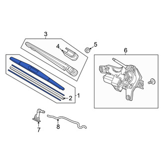Honda OE - Front Left Wiper Blade