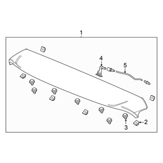 Honda OE - Lift Gate - Spoiler