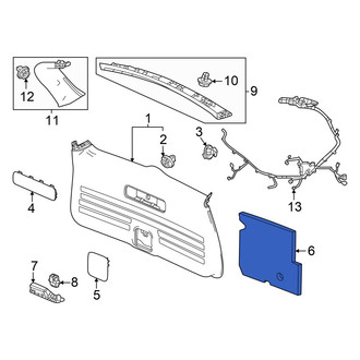Honda OE - Liftgate Trim Insulator