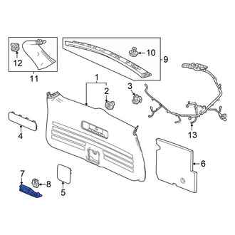 Honda OE - Rear Liftgate Latch Handle