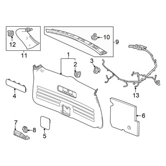Honda OE - Lift Gate - Interior Trim