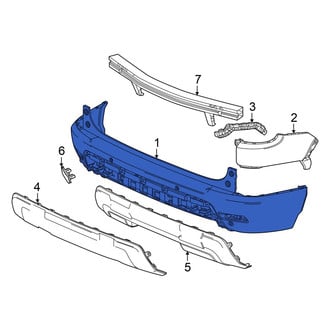 Honda OE - Rear Bumper Cover