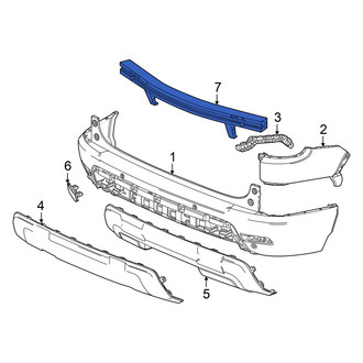 Honda OE - Rear Bumper Impact Bar