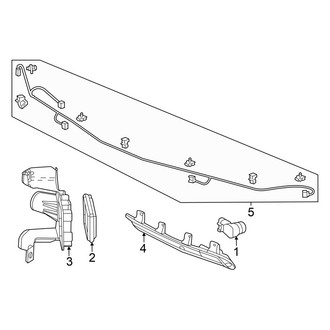 Honda OE - Rear Bumper - Electrical Components