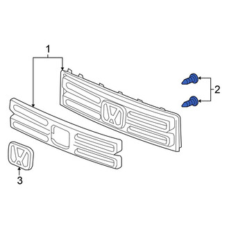 Honda OE - Grille Screw