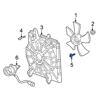 Honda OE - Engine Cooling Fan Shroud Bolt