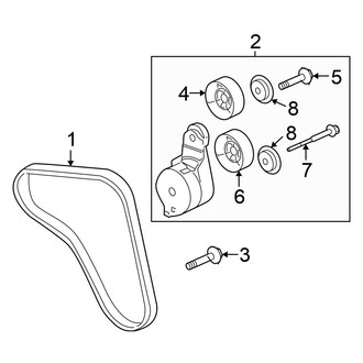 Honda OE - Cooling - Belts & Pulleys