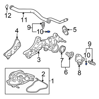 Honda OE - Engine Coolant Temperature Sensor O-Ring