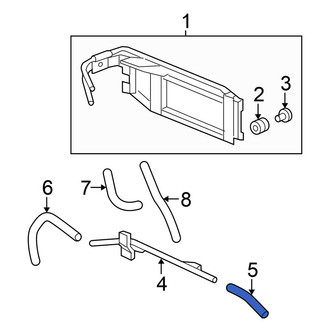 Honda OE - Engine Coolant Pipe