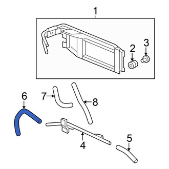 Honda OE - Automatic Transmission Oil Cooler Hose