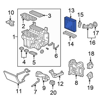 Honda OE - A/C Evaporator Core