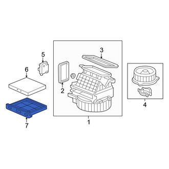 Honda OE - Cabin Air Filter Case