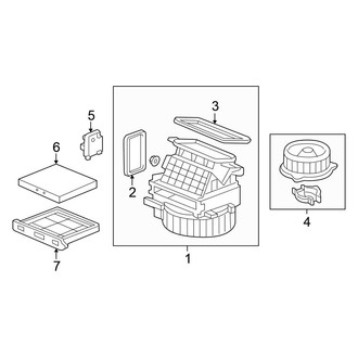 Honda OE - Air Conditioner & Heater - Blower Motor & Fan