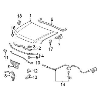 Honda OE - Hood & Components