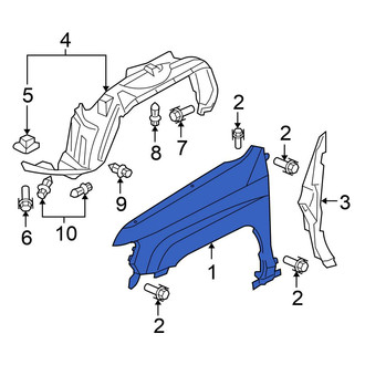 Honda OE - Front Right Fender