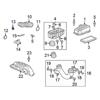 Honda OE - Engine Air Intake Hose Clip
