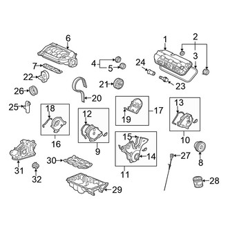 Honda OE - Engine / Transaxle - Engine Parts