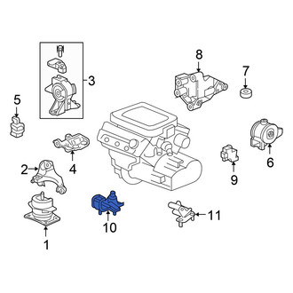 Honda OE - Front Automatic Transmission Mount