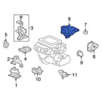 Honda OE - Rear Engine Mount Bracket
