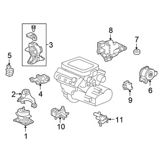 Honda OE - Engine / Transaxle - Engine & Transmission Mounting