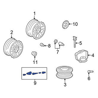 Honda OE - Tire Pressure Monitoring System (TPMS) Sensor