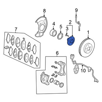 Honda OE - Front Wheel Hub