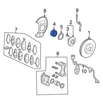 Honda OE - Front Wheel Bearing