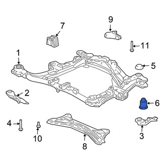 Honda OE - Lower Engine Cradle Insulator
