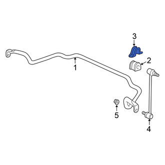Honda OE - Rear Suspension Stabilizer Bar Bracket