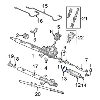 Honda OE - Rack and Pinion Bellows Clamp